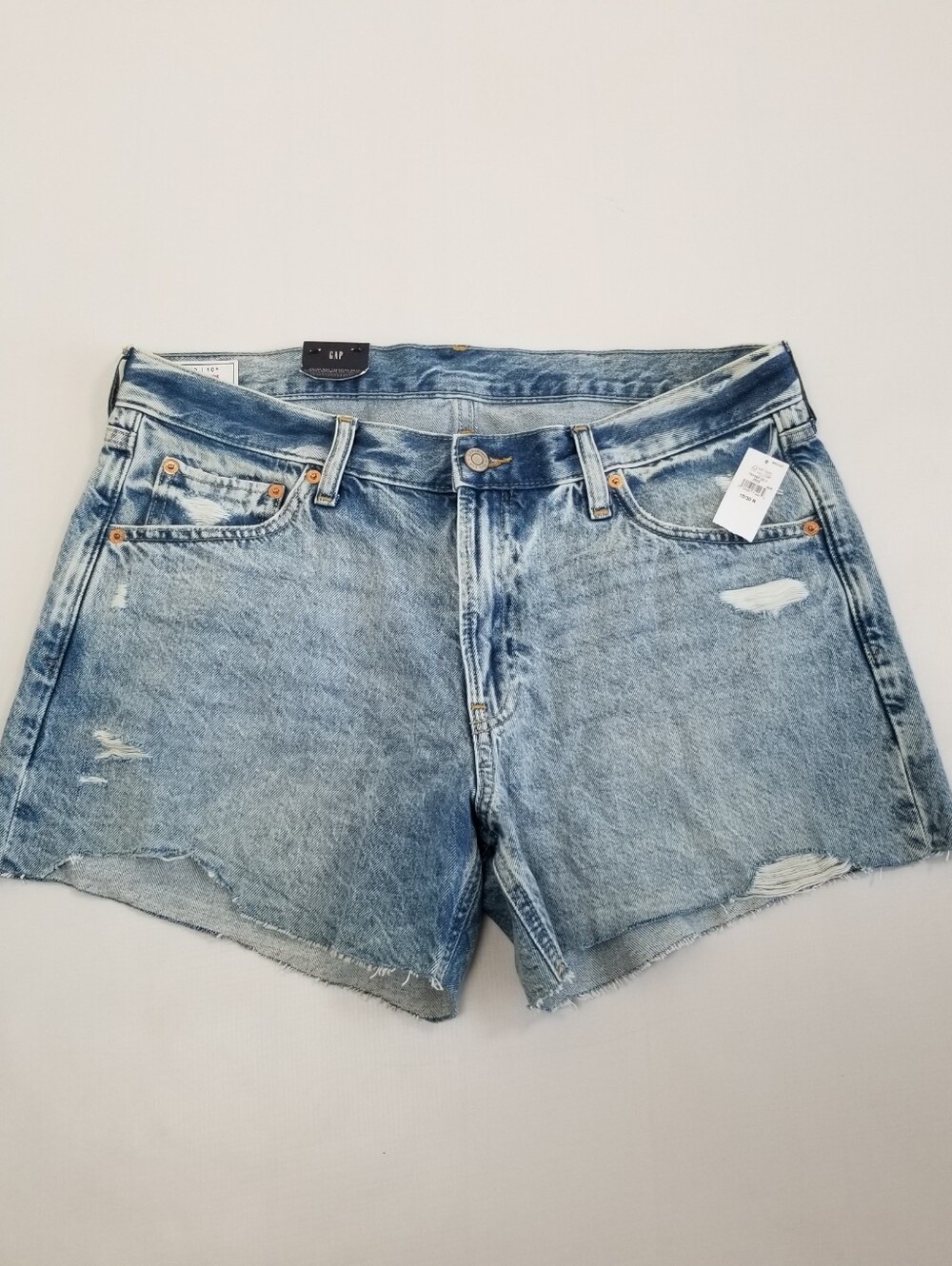 GAP Low Stride Denim Shorts Low Rise Loose Size 30/10 NWT